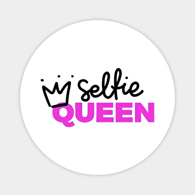 selfie queen Magnet by kakimonkey